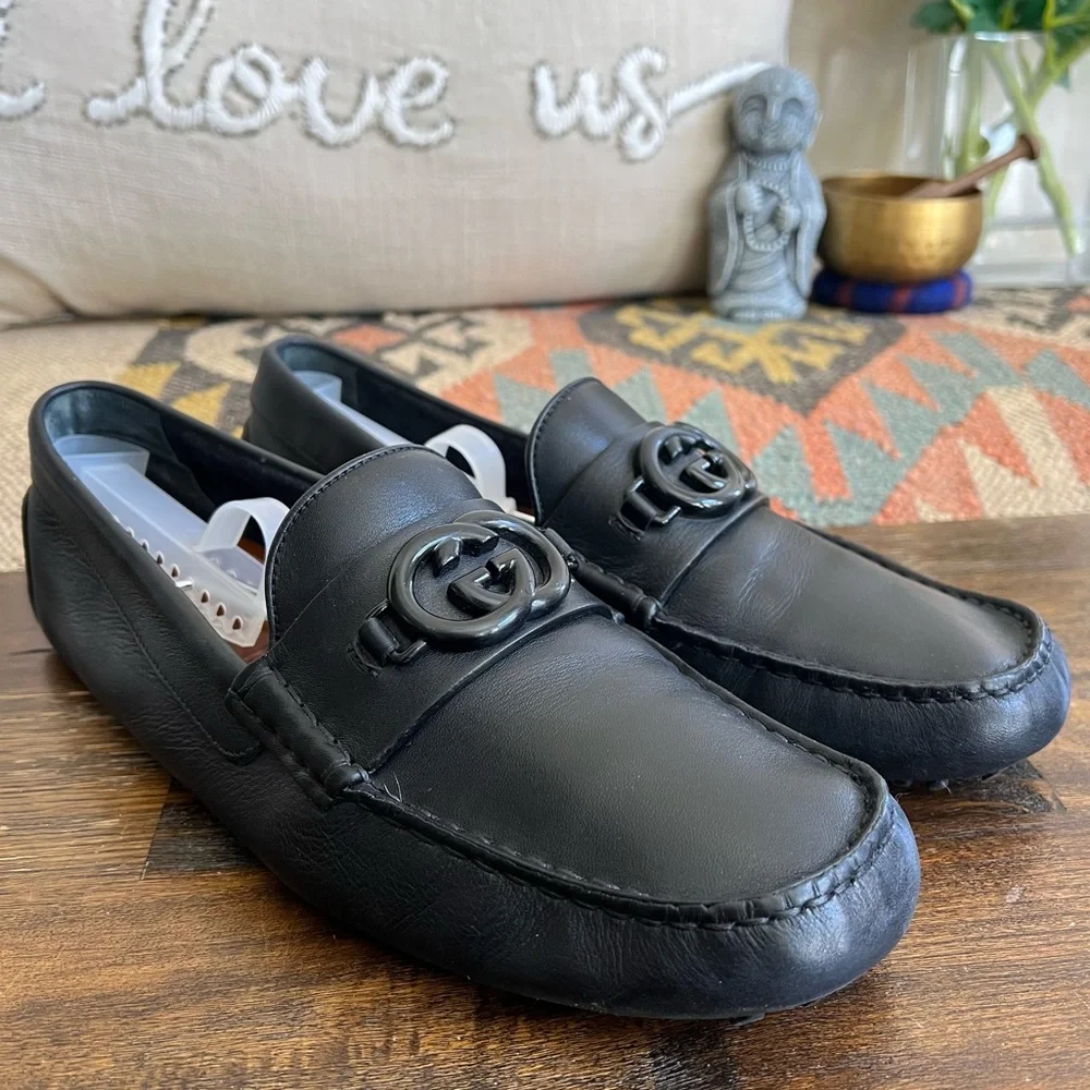 Gucci Havel $970 Interlocking G Drivers Loafers Gucci Size 9 US9.5